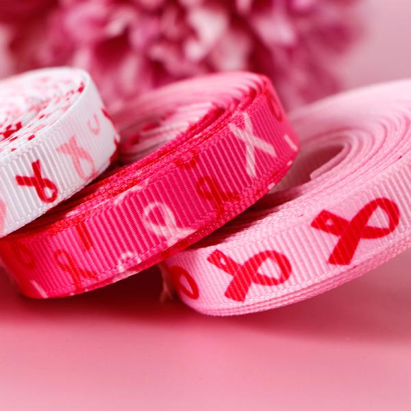 Wired Burlap Ribbon for Wreath Decoration MSD 50mm Custom Pink and White Satin Printed Ribbons
