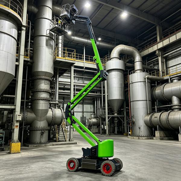 Self Propelled Indoor Electric Articulated Boom Lift Platform 60 Waterproof