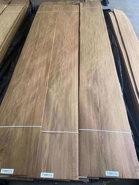 Flooring 0.5mm Wood Fumed Veneer Flat Slice Cut American White Oak