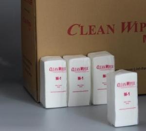 Quarter Folded Industrial Cleanroom Wiper Non Woven Wipes M-1 Series