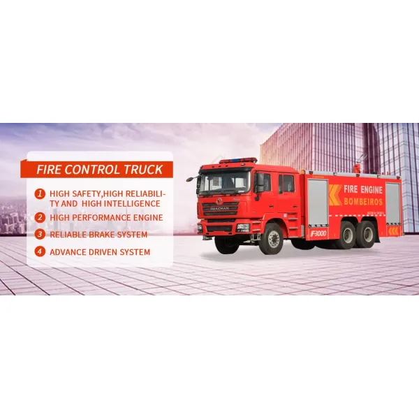 Shacman Weichai Engine Water Tank Fire Fighting Lorry Truck