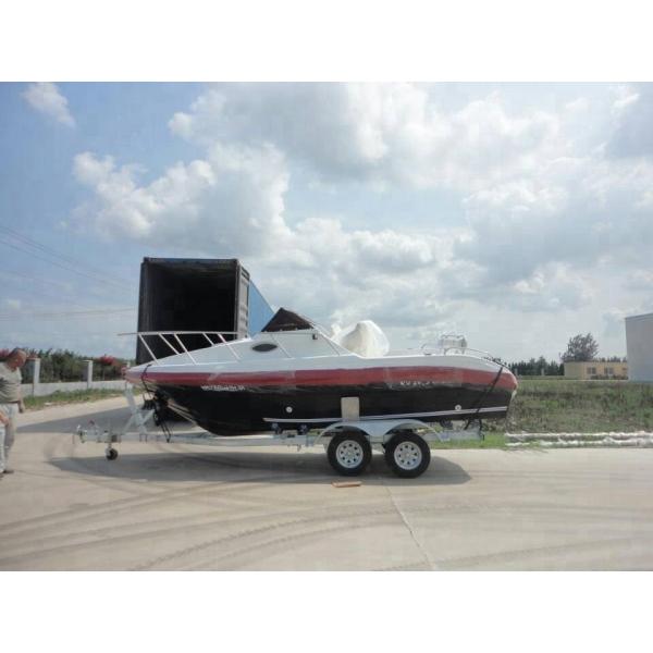 150HP 6.25m New Cabin leisure fishing High Speed Boat fiberglass yacht
