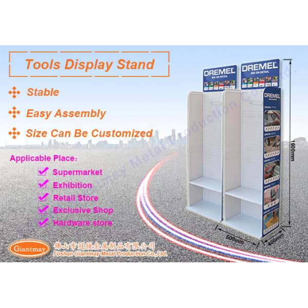 Multi purpose Steel Stand for Hanging Items Retail Shop Pegboard Display Rack