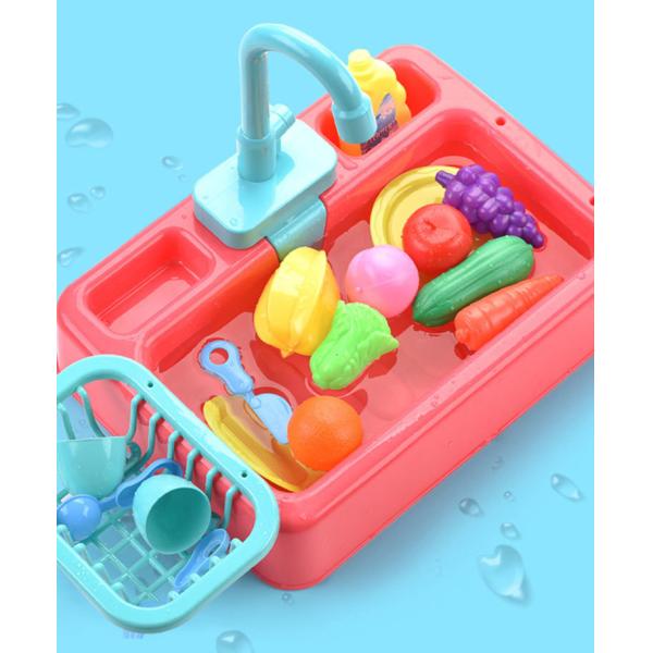 Electric Dishwasher Playing Toy Kitchen Toys Set for Boys Girls Age Range 2 to 4 Years