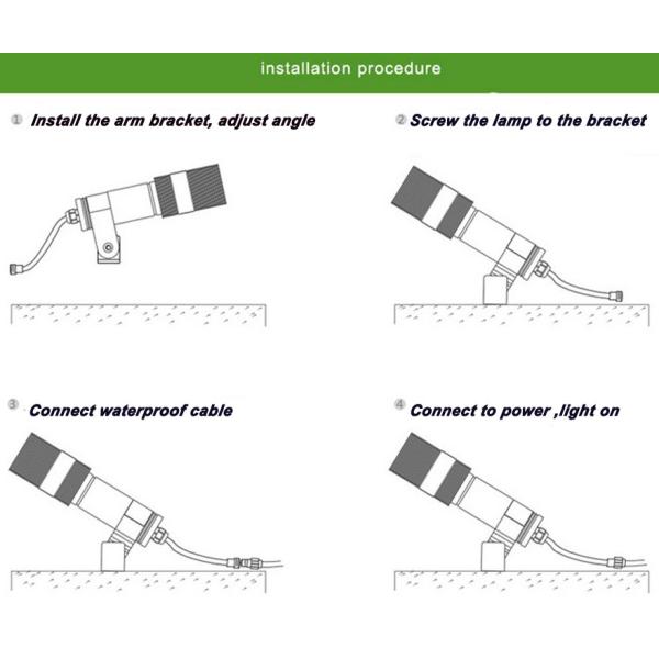 5W LED Lawn light CREE LED Chip outdoor lighting IP67 DC12-24V for Garden, Plazas, Sculptures,Terrace, , Bridges