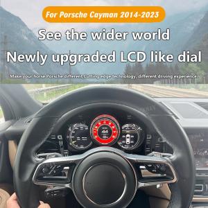 Ecrã digital do painel de instrumentos eletrónicos para Porsche Cayman Boxster