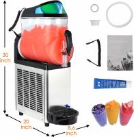 Máquina de esvaziamento de gelo de uma tigela Inox 304 com tampa de luz LED