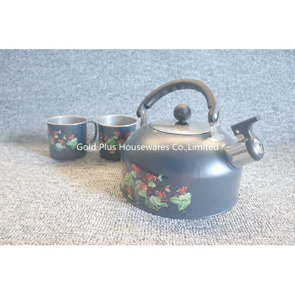 Food Grade Stainless Steel Whistling Kettle Drinkware Coffee Water Tea Pot