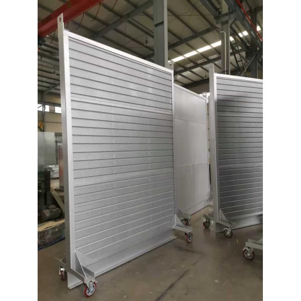 Customized Portable Sound Barrier Wall Industrial Acoustic Panels With Universal Wheels And Brake