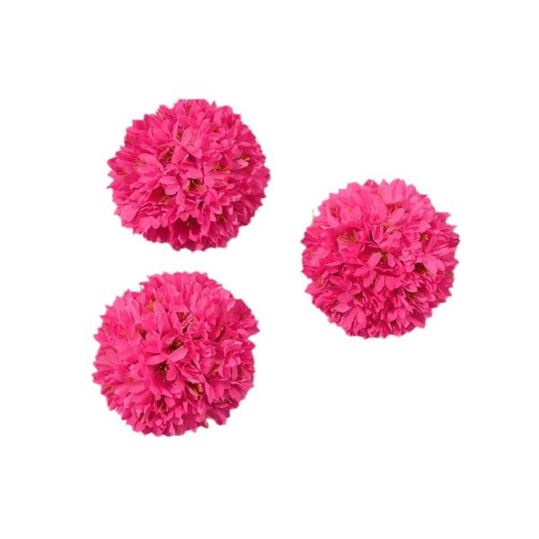 Pompom simulation faux flower bouquet for wedding floor arrangement, high-end decorative landscaping for wedding setup