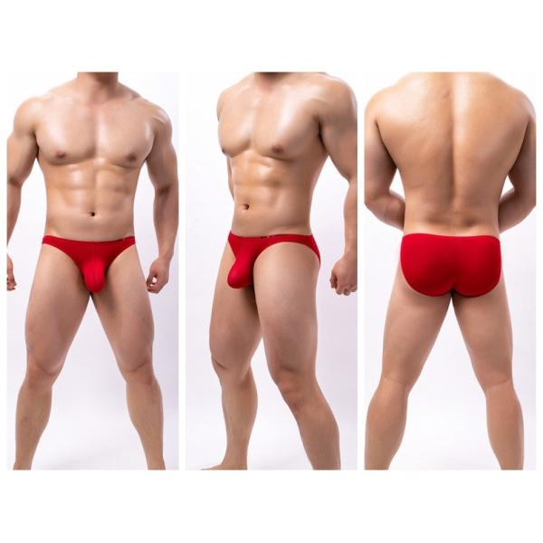 Bikini Mens Briefs Underwear With Pouch Breathable Sports Long Bulge Thong Lingerie