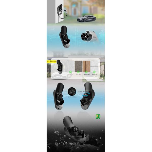 Electric Car Cable Organizer Nozzle Dock Mount For GBT Charging Gun EV Charger Holder