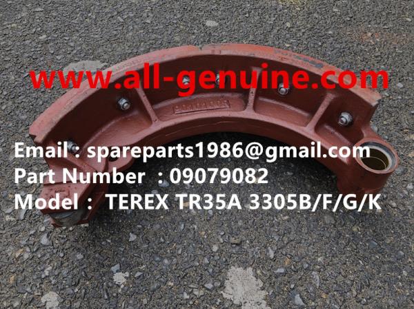 TEREX 09079082 SHOE ASSY BRAKE MINING QUARRY NHL RIGID DUMP TRUCK TR35 TR50 TR60 TR100 3303 3305B 3307 3311