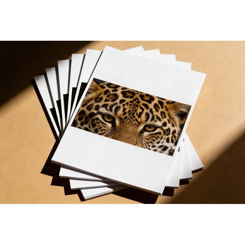 High Brightness Inkjet Glossy Photo Paper 115g Lightweight For Image Printing