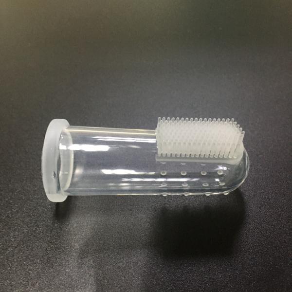 Soft best FDA safety wholesale custom travel infant rubber silicone baby finger toothbrush amazon