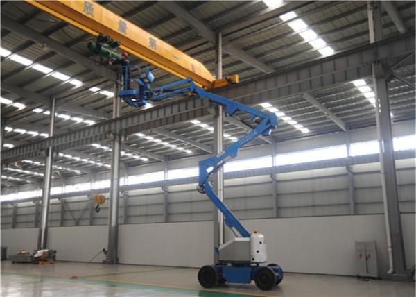 Rough Terrain Electric Articulating Boom Lift Z-40E 12M 5.32*1.75*2.00m Overall Dimensions