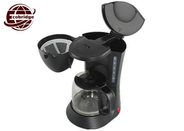 Custom Black Home Coffee Machines 600W 0.6L Drip Electrical With 50-60Hz
