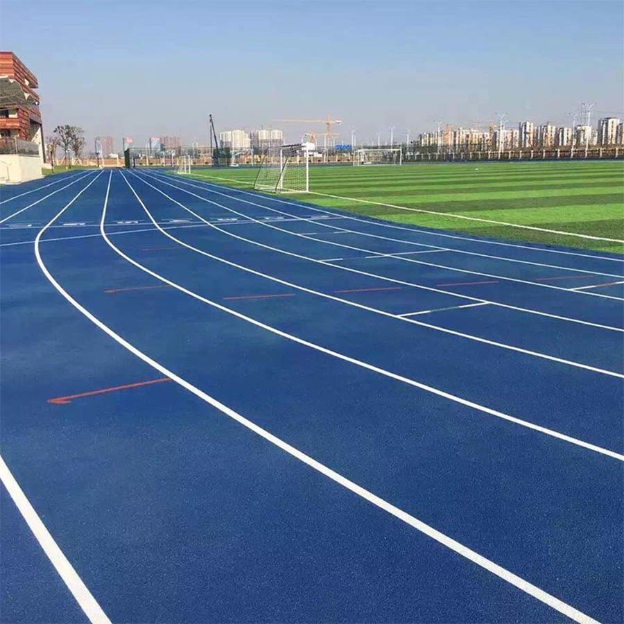 Трасса следа EPDM голубого сэндвича OEM идущая резиновая