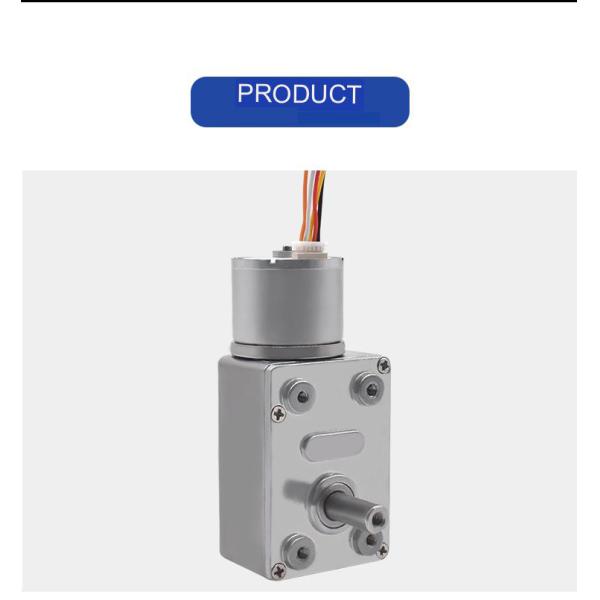 Micro Electric Dc Brushless Motor 300rpm 25w CCC With Worm Gear