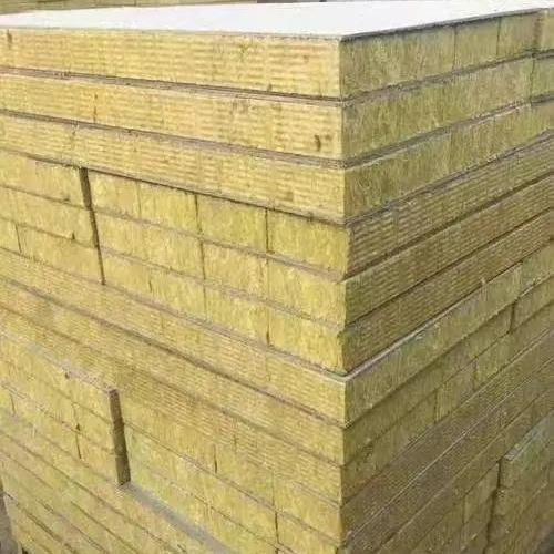 Fireproof Rock Wool Board with 0.038 W/mK Thermal Conductivity and -268℃ ~ 650℃ Temperature Resistance for Industrial Insulation
