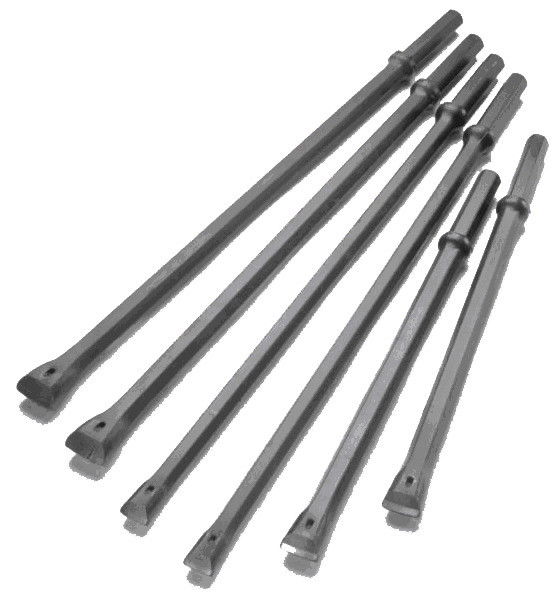 Length 400mm - 8000mm Integral Drill Steel Tapered Steel Rod For Tunnelling