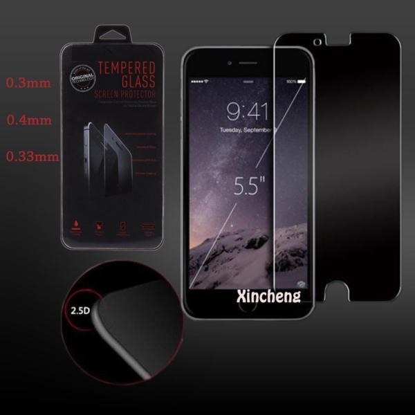 Tempered Glass Screen Protector Film Guard for iPhone 6 Plus 5.5