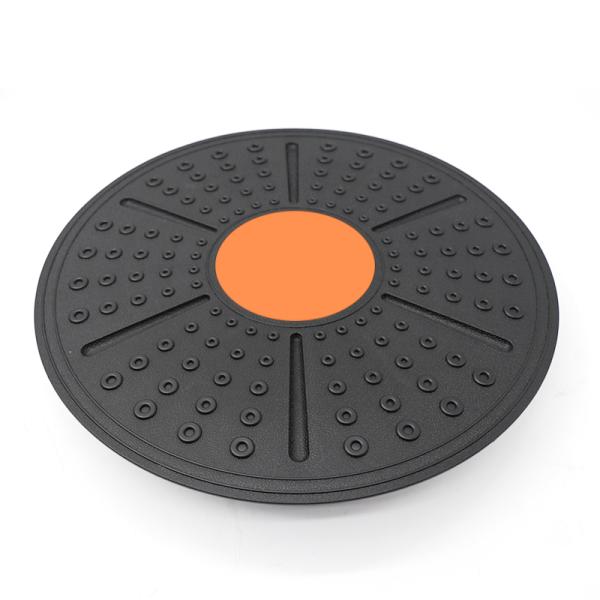 BSCI Factory Custom Logo 36cm Fitness Plastic Wobble Trainer Balance Board for Body Exercise