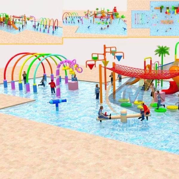 Commercail Water Park Spray Attractive 2.5m Height High Durability For Kids Play Pool