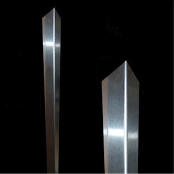 Polished Finishes Black Stainless Steel Trim Edge Trim Molding 201 304 316