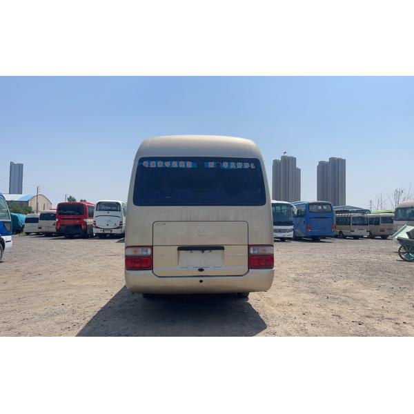 Diesel Fuel Type 30 Seats Toyo Ta Coaster Tourist Coach Bus with Max Power of 113/5200kw