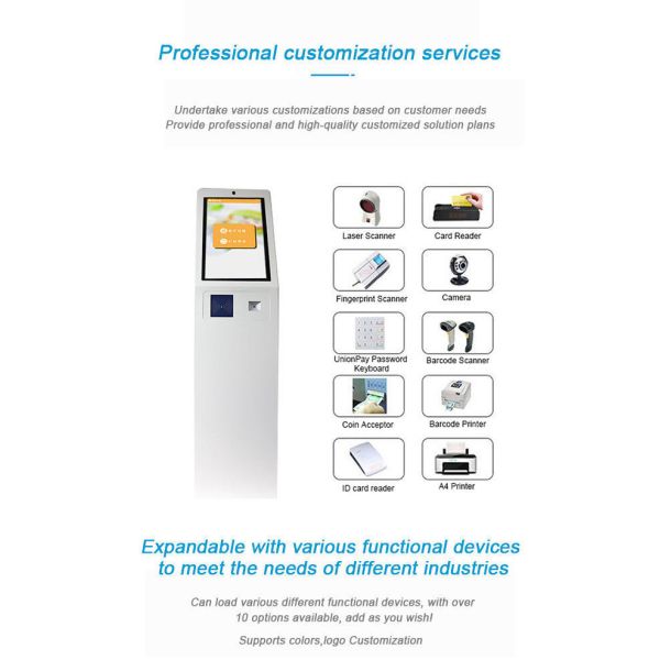 32 Inch Interactive Customer Self Ordering System In Fast Food  for Retail and Hospitality