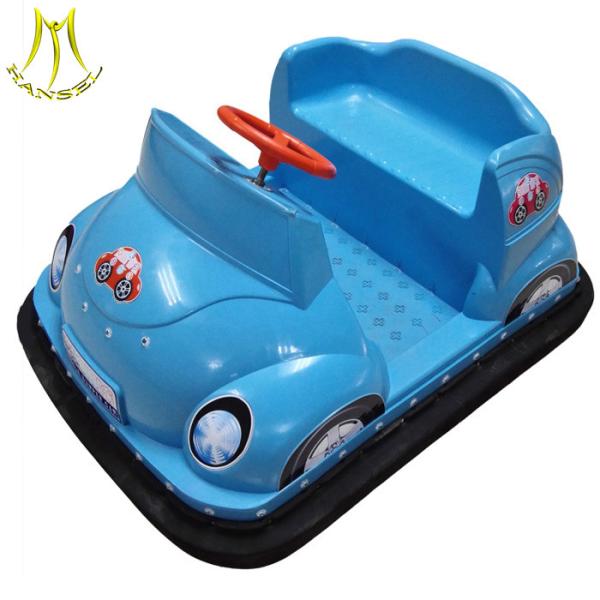Hansel  kids plastic indoor / outdoor playground used bumper cars for sale portable bumper cars