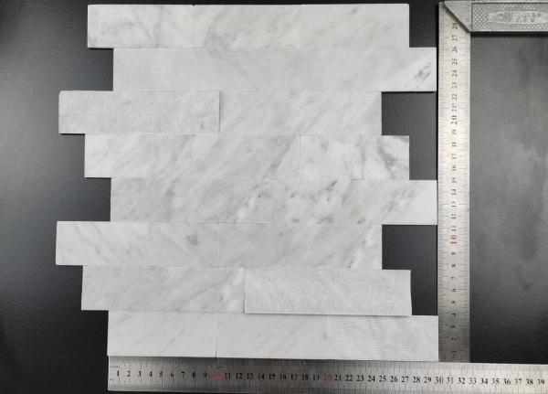 Natural Stone Herringbone Mosaic Tiles 300x300mm Self-Adhesive