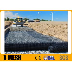 TGSG20 20 PP Geogrid biaxial ASTM D4595 Geogrid Mesh For Roads