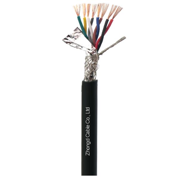 Câble d'instrumentation blindé à paires torsadées multiples 2/4/5/12 paires 20awg 22awg 24awg