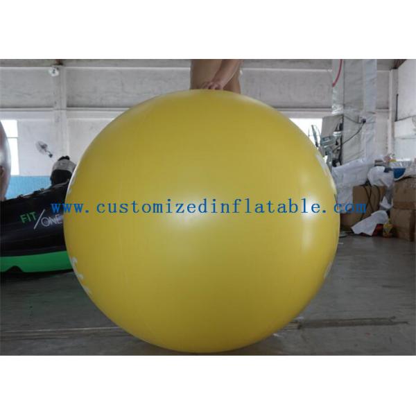 Inflatable Big Advertising Balloons , Red Air Balloon Advertising Helium Ball