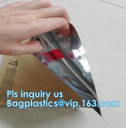 Запах придает непроницаемость 7 сумок Mil белых Mylar, повторно использует сумку алюминиевой фольги молнии доказательства запаха/прокатанные сумку/качество еды алюминиевой фольги