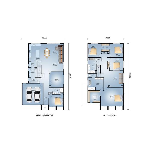 Eco Friendly Modern Luxury Prefab Affordable Housing Villa Light Steel Frame