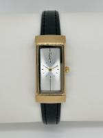 Regalo Cuero Verdadero Hombre Reloj de Muñeca Impermeable Cuadrado Reloj de Cuarzo