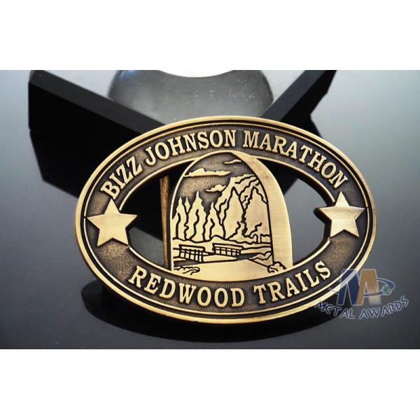 Custom Cut Out stye Womens And Men Metal Belt Buckles , Personalized Belt Buckles Pantone Color