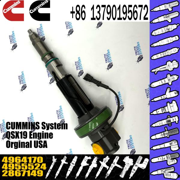 Do motor 4964170 injetor de combustível comum 4955524 do trilho QSK19 diesel 2867149 4955527 2882079 4964173