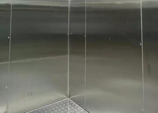 Customized Hinged Door 150mm Steel Blast Chiller 42KG/M3 Density Deep Freezer Cold Room