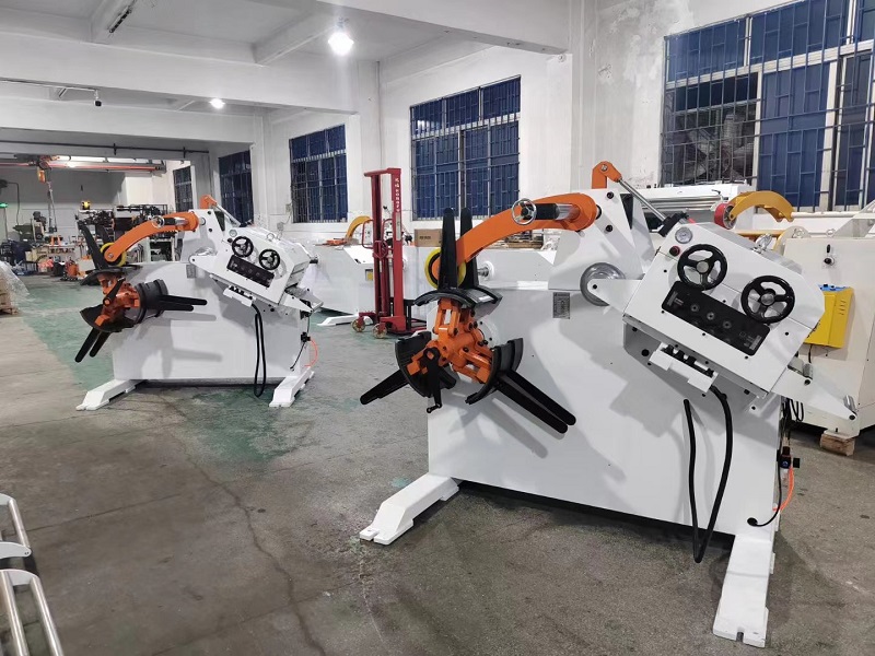 BML 2 in 1 Sheet Metal Straightening Machine Manual Uncoiler