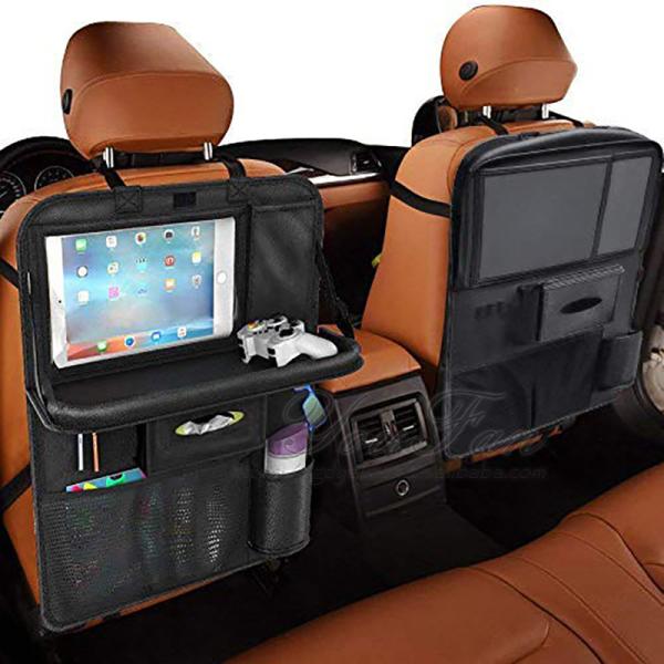 Scratch Resistant Behind Car Seat Storage With Tray OEM ODM Support