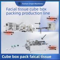 Facial Tissue Cube Box Packaging Machine Production Line