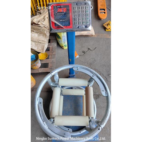 Установка силовых кабелей кабельная роликовая шкива с пылестойким подшипником