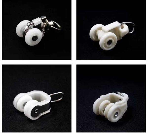 Pulley Slide Hook Accessories Curtain Slide Buckle Guide Rail Curved Rail Straight Rail
