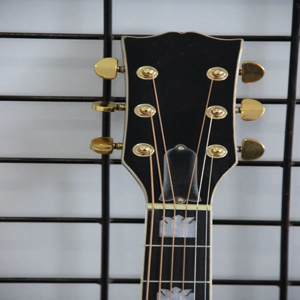 China handmade OEM J2001 sunburst acoustic guitar with EQ