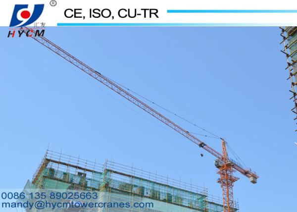 Hot Sale 60m Jib QTZ100(6013) 6tons Schneider Electric Hammerhead Topkit  Tower Crane