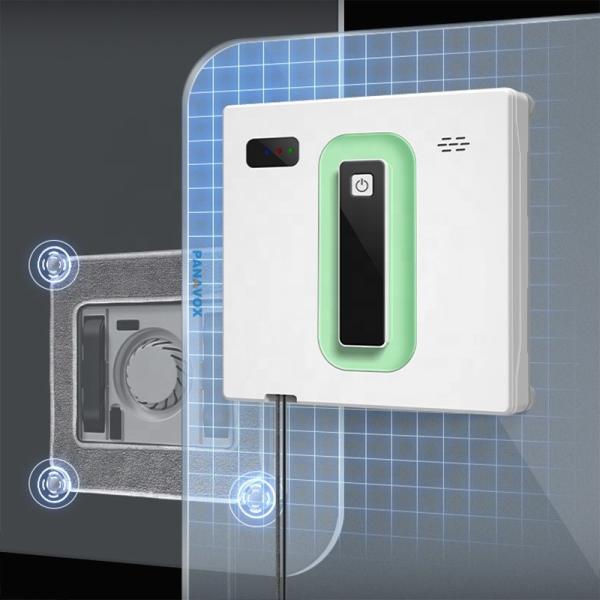 Small Electric Glass Window Cleaning Robot with 3 mins/m2 Speed and Low Noise 65dB